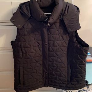 3x Marc New York Black Faux Down Vest